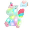 thumbnail image 1 of Jouet en Peluche Licorne Lumineuse Led Blanc 25cm, 1 of 4