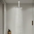 thumbnail image 5 of Bathroom 9" Square Ceiling Rain Shower Head Chrome Ceiling Mounted Extension Arm 23cm, 5 of 12