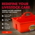 thumbnail image 3 of Little Giant DuraTote Box Organizer with 2 Compartment & Grip Handle, Red, 3 of 9