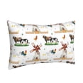 thumbnail image 2 of Binfone Cute Farm Standard Size Pillowcase, Long Staple Pure Cotton Envelope Closure Pillow Cover (Pillow core not included),16"x24", 2 of 7