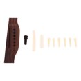 thumbnail image 2 of Wooden Guitar Bridge,Guitar Bridge Pins Replacement Guitar Accessory Set Guitar Bridge Set Power Packed Performance, 2 of 14
