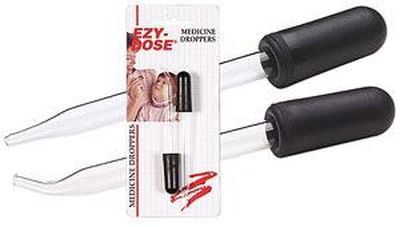 Medicine Dropper - Ezy Dose Straight and Bent Tip Glass Droppers
