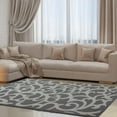 thumbnail image 2 of Ladole Rugs Stylish Modern Abstract Nanaimo Contemparory Elegent Soft Shag Shaggy Grey Area Rug Carpet 3x5 (2'7" x 4'11", 80cm x 150cm), 2 of 4