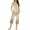 Yellow, variant on Tnhcen 2 Piece Women's Print Summer Pajama Set Soft Sleepwear Pjs Lounge Sets Short Sleeve with Pockets Homewear S-3XL