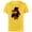Yellow, variant on Marvel Spider-Man: Across the Spider-Verse Jessica Drew Jump - Short Sleeve Cotton T-Shirt for Adults - Customized-Black