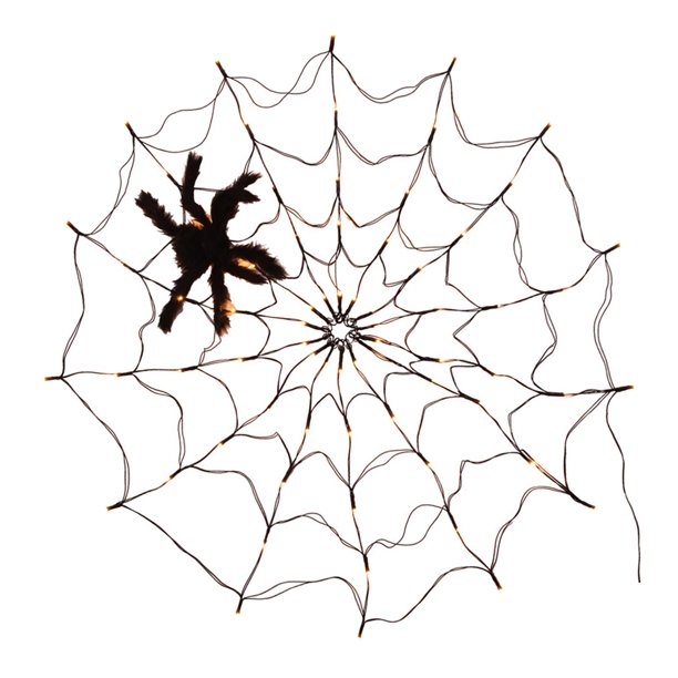Cadena de luz de araña para fiesta de Halloween, cerca de árbol, pérgola de jardín, lámpara colgante de pared, dormitorio, sala de estar, Festival Batería Sunnimix luces decorativas de cadena