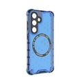 thumbnail image 2 of For Magnetic Samsung Galaxy S24 Case, Honeycomb Structure [Compatible with MagSafe] Slim Translucent Matte Design Shockproof Drop Protective Bumper Women Girls Men Boy S24,Blue, 2 of 11