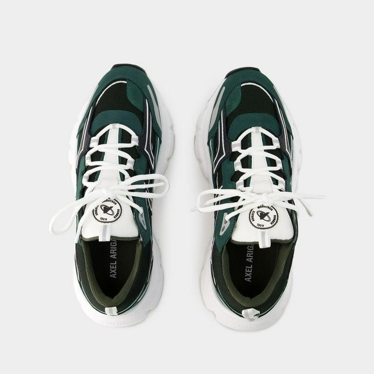 Axel Arigato Marathon R Trail Sneakers - Leather - Green/Black