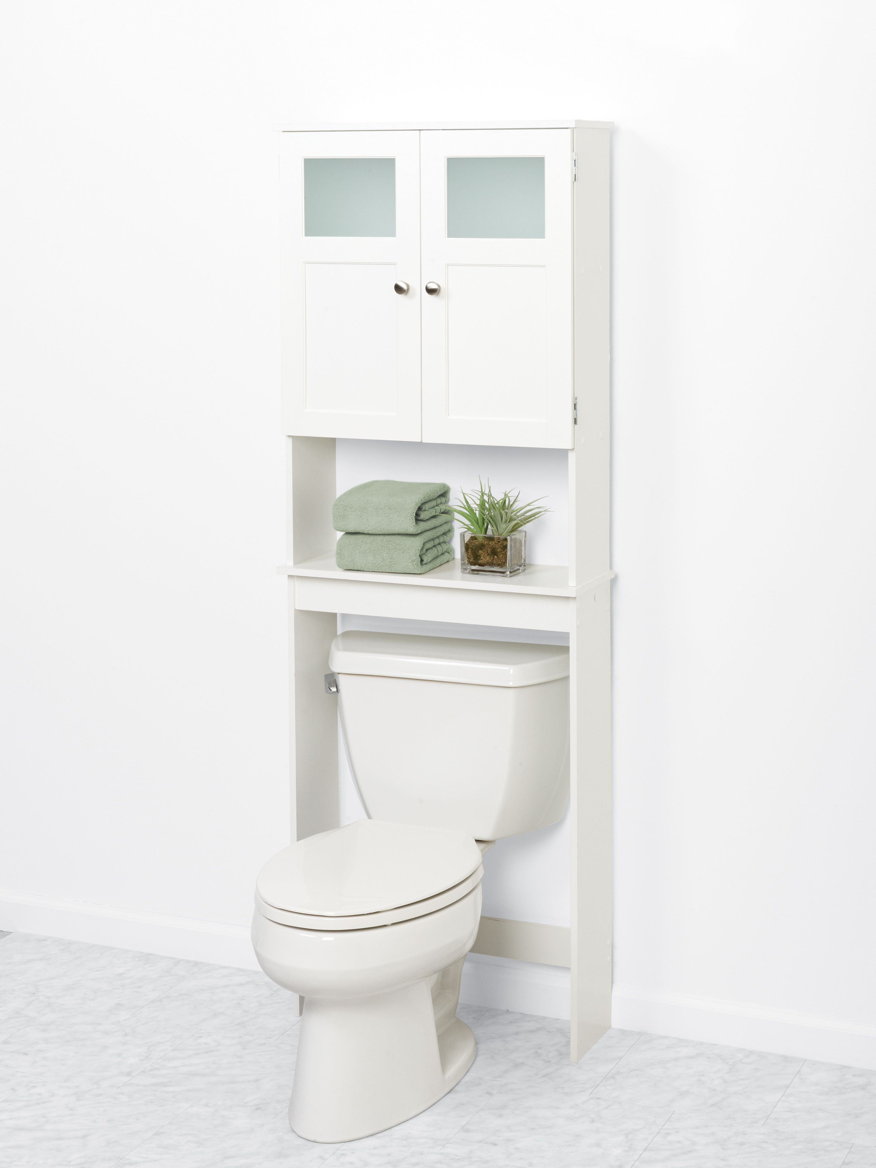 The Toilet Bathroom Storage Spacesaver, Bathroom Vanity With Shelf Over Toilet