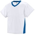 thumbnail image 1 of Maillot Haute Performance Jeune L Blanc/royal, 1 of 2