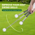 thumbnail image 3 of Ayuda para entrenamiento de swing de golf FODESAN, agarre retráctil y correcto, 3 of 7