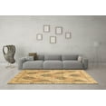 thumbnail image 3 of Ahgly Company Indoor Rectangle Abstract Brown Modern Area Rugs, 4' x 6', 3 of 4
