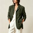thumbnail image 2 of hlysgo Womens Old Money Aesthetic Jacket Winter Suede Y2K Outerwear Faux Leather Jackets Fall Fashion 2026 Trendy Coats with Pockets Army Green,2xL, 2 of 6