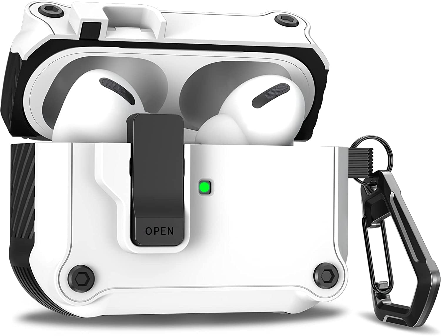 Compatible Airpods Pro 2nd Generation Case Cover with Lock, AirPod Pro 2 Case TPU for Men Women