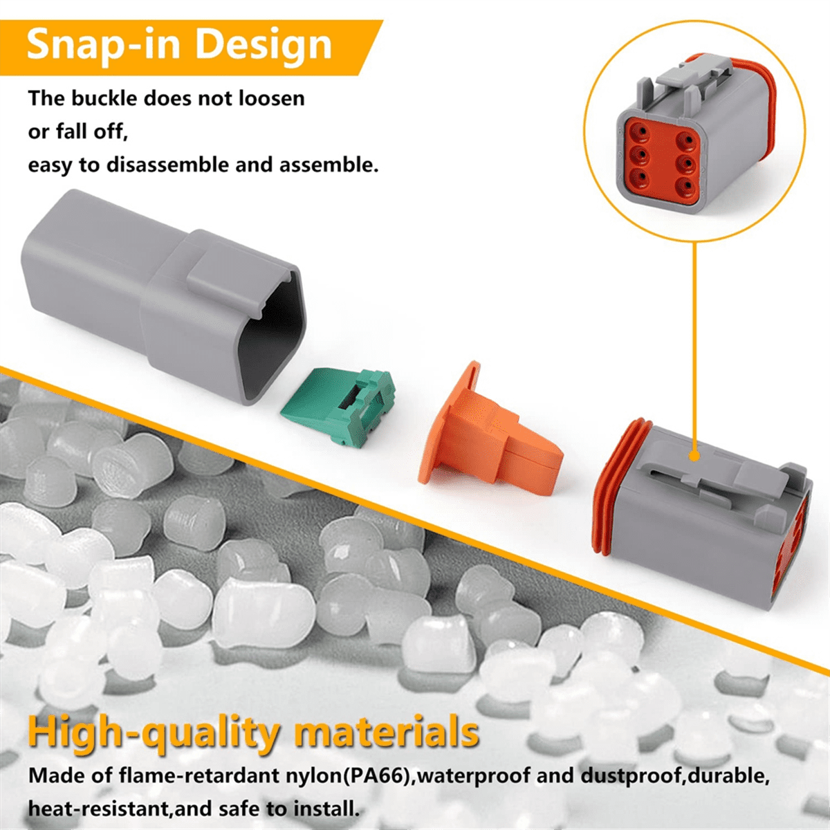 338Pcs Dt Deutsch Connector Kit - 2 3 4 6 8 12 Pin Connectors, Crimping Tool, Removal Tool, Car Electrical Connector