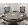 thumbnail image 4 of Sunset Trading Vegas 48" 5-Piece Wood Dining/Poker Table & Chairs Set in Gray, 4 of 4