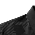 thumbnail image 5 of FRSASU Men's Casual Polo Shirts Short Sleeve Golf Quick Dry Print Performance Golf Collared T-Shirt Black, 5 of 8