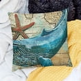 thumbnail image 2 of SHANXI  Pillow Case Sea Theme Throw Pillow Cover Square Cushion Cover for Home Sofa Couch Bedroom Living Room Decorative 12x12in, 2 of 5
