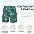 thumbnail image 4 of Kdxio Lephants In The Jungle Print Men'S Swim Trunks With Compression Liner 7 Inch Inseam Quick Dry Swim Shorts, 4 of 7
