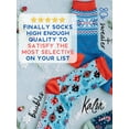 thumbnail image 6 of Kalon 6 Pack Women's Christmas Crew Socks Gift Set (6-9, Classic Christmas), 6 of 7