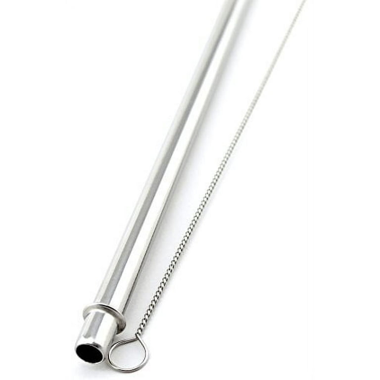 4 Long 10.5 Stainless Steel Straws Fits 30 oz Yeti Tumbler Rambler Cups - CocoStraw Brand Drinking