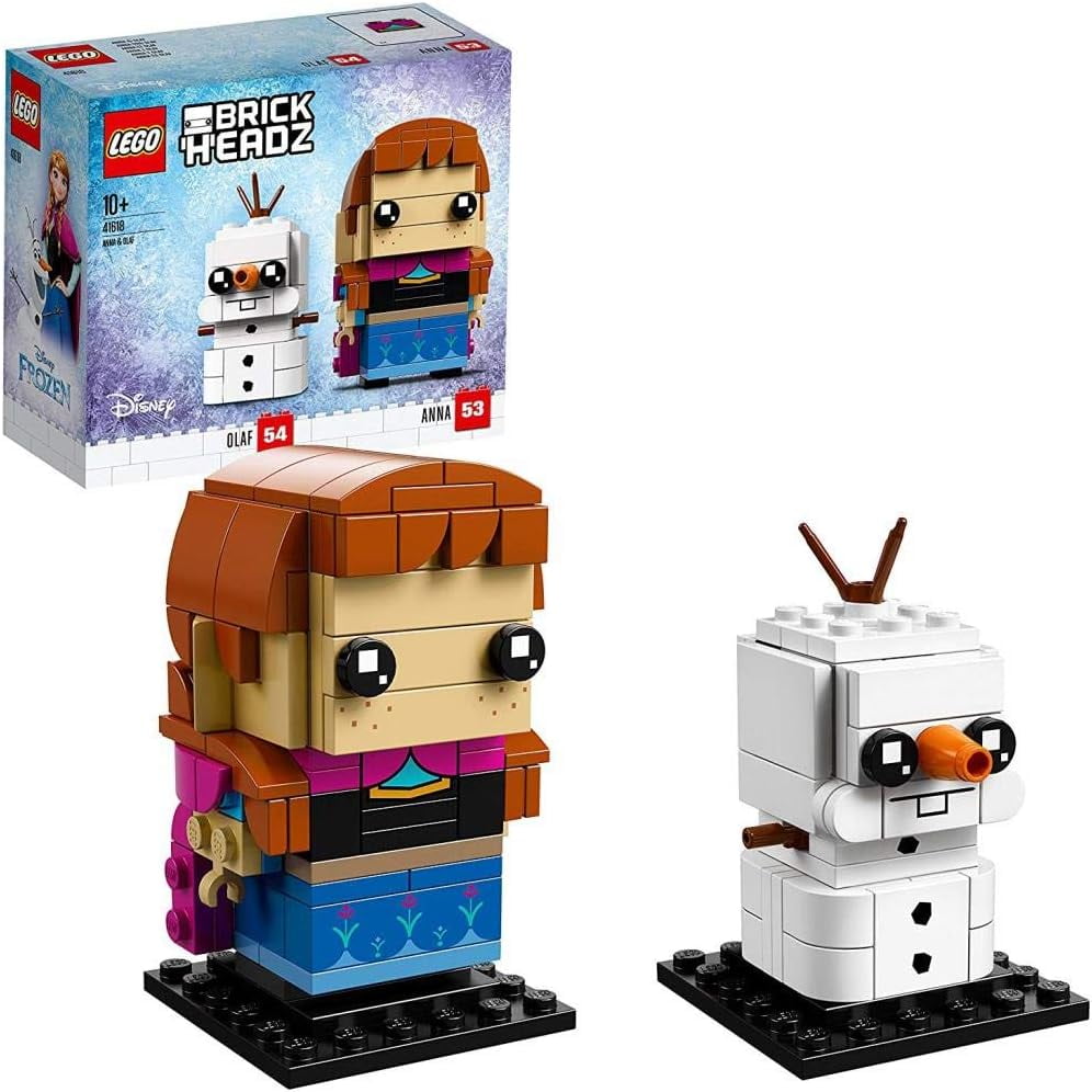 Disney LEGO BrickHeadz Elsa 41617 Buildable Collector s Baseplate Over 2 Tall 130 Pieces Walmart