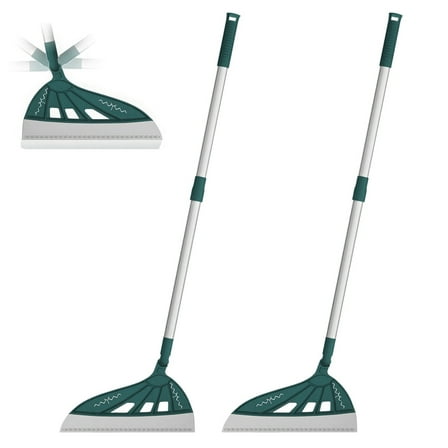 2PCS Multifunction Magic Broom, Silicone Air Broom, Household Squeegee for Floor Cleaning, Bathroom, Pet Hair, Broom