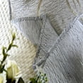 thumbnail image 3 of Bubble Leaf Pattern Window Sheer Curtain for Bedroom Living Room 100x270cm, 3 of 8