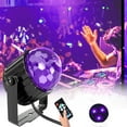 thumbnail image 2 of generic Halloween Stage Light With Rotating Purple Beam 6W LED For Party Dance Floor, 2 of 7