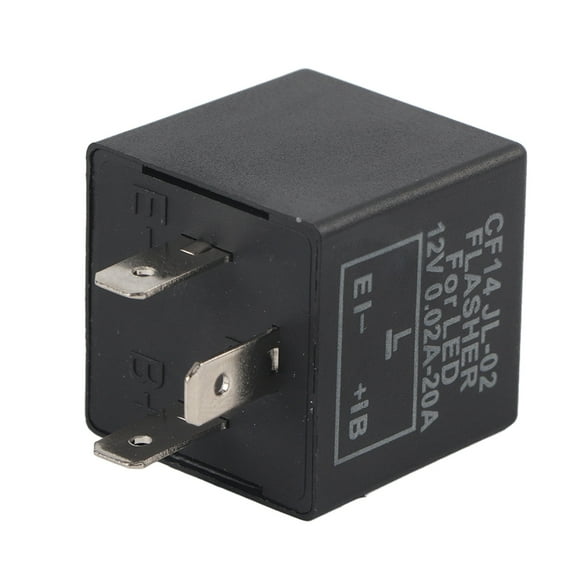 Indicador de señal de giro 12V 3 pines relé intermitente LED ajustable indicador intermitente CF14 Jadeshay A