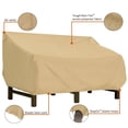 thumbnail image 4 of Classic Accessories Terrazzo Water-Resistant 88 Inch Deep Seated Patio Loveseat Cover, 4 of 10