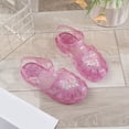 thumbnail image 4 of KVPLBQFD Girls Fisherman Sandals Retro Flower Cutout Jelly Sandals for Kids Close Toe Adjustable Buckles Beach Shoes Toddler Fashion Summer Shoes, 4 of 4