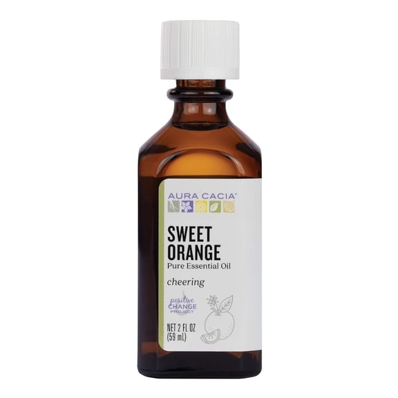 Aura Cacia 100% Pure Essential Oil Sweet Orange - 2 oz
