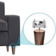 thumbnail image 3 of Juego de 4 placas de montaje cuadradas de metal para patas de muebles, placas de fijación con pernos y tornillos para colgar, suministro de adaptadores para asientos de patas de sofá, sillón de mesa,, 3 of 5