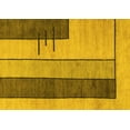 thumbnail image 1 of Ahgly Company Machine Washable Indoor Rectangle Abstract Yellow Modern Area Rugs, 5' x 8', 1 of 4