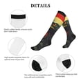thumbnail image 5 of Lsque Hawaiian Style Bald Eagle Pattern Sport Compression Socks for Men & Women 15-20 mmHg Knee High Nurse Pregnant Running Medical and Travel Athletic, 5 of 6