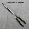 thumbnail image 3 of HOT 16-inch 400MM needle-nosed pliers plus long mouth fishing auto repair right angle handle clamp, 3 of 4