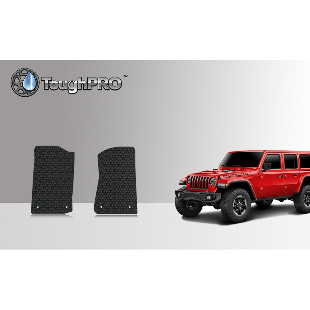ToughPRO Floor Mat Accessories Two Front Mats Compatible with 2020 Jeep