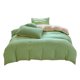 thumbnail image 2 of Conjunto de ropa de cama de algodón lavado al agua de color puro, 1.8m, cuatro piezas, para todas las estaciones, verde, 2 of 9