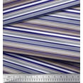 thumbnail image 3 of Soimoi Moss Georgette Fabric Horizontal Stripe Print Sewing Fabric Yard 42 Inch Wide, 3 of 5