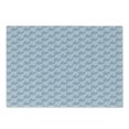 thumbnail image 1 of Whale Cutting Board, Cartoon Animal with Smile and Swirled Design Inhabitants of the Deep Ocean Theme, Decorative Tempered Glass Cutting and Serving Board, Small Size, Pale Blue Muave, by Ambesonne, 1 of 1