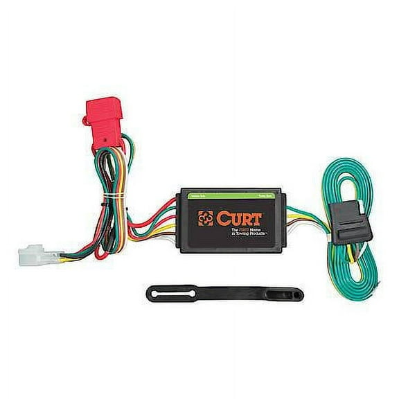 CURT 55370 Vehicle-Side Custom 4-Pin Trailer Wiring Harness, Select Subaru Forester, Legacy, Outback, Tribeca, B9, Impreza WRX Wagon