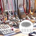 thumbnail image 4 of Qucyy 500 Pieces Jump Rings for Jewelry Making, 6 mm Jump Rings O Ring Connectors Double Loops Split Jump Rings Connectors Small Key Rings for Jewelry Necklaces Bracelet Earrings Crafts, 4 of 5