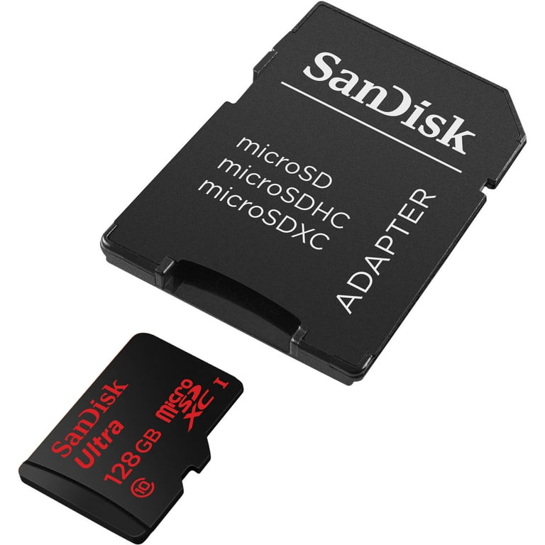 SanDisk Ultra 128 GB MicroSDHC Class 10/UHS-I Memory Card