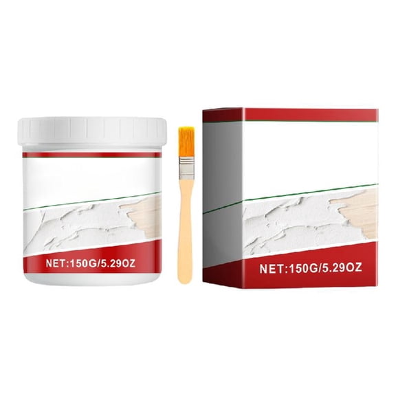 BQBQERT 17.63oz Gray Wood Fillers Putty for Seamless Repair of Cracks and Holes on Various Wood Surfaced Including Floor
