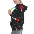 thumbnail image 2 of Salouo Amanita Mushroom Pattern Hoodie Sweatshirts for Women, Autumn Pullover Hoodie Workout Sweat Women's Long Sleeve Preppy Sweatshirts-X-Large, 2 of 7