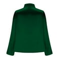 thumbnail image 6 of Atogsazn Women's Silk Satin Blouse Casual Long Sleeve Tops Bussiness Work Shirt Tunic Tops Outfit Outerwear 02-Green M Fashion, 6 of 6