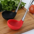 thumbnail image 3 of FELTECHELECTR 1Pcs Red Silicone Kitchen Tool With Heat Resistant And Nonstick Features For Home Cooking, 3 of 8