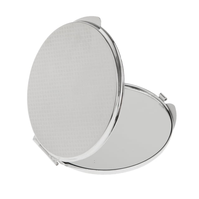 Espejo de maquilje de doble cara, espejos plegables, tamaño portátil para monederos de viaje Baoblaze Espejo de maquillaje cosmético