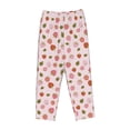 thumbnail image 6 of Uemuo Hand Drawn Strawberry Pattern Women's Wide Leg Palazzo Lounge Pants with Pockets Light Weight Loose Comfy Casual Pajama Pants-XX-Large, 6 of 9